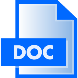DOC File Extension Icon 256x256 png